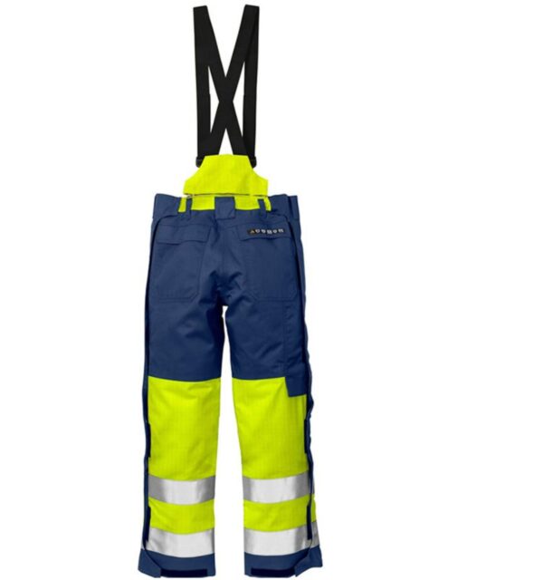 Safety Freezer Bib Pants Waterproof Cold Proof Insulation Hi Vis Reflective Insulated Work Pants - Image 3