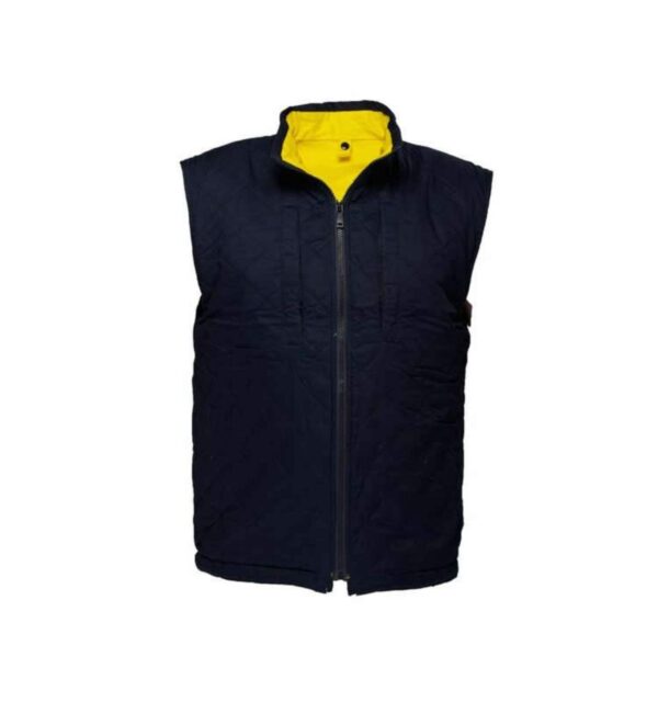 Customize Security Reflective Winter Waistcoat Insulate Safety Fleece Waterproof Hi Vis Safety Vest - Image 4