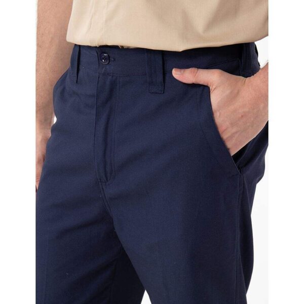 Customize Work wear Multi Pockets Trousers Canvas Carpenter Blue Safety Work Cargo Pants For Men - Image 5