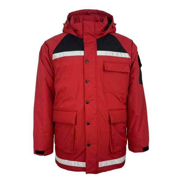 Factory Custom Waterproof Warm Jacket For Cold Storage Warehouse Windproof Polyester Workwear - Image 5