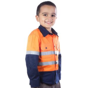 Factory Supply Customize Safety Activity Reflective Hi Vis Shirt For Kids