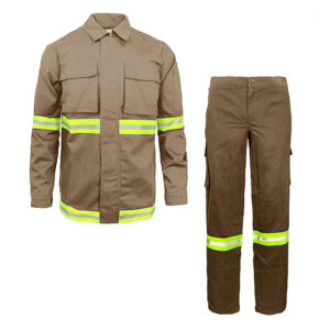 NFPA2112 CAT 2 Customize Anti Static Fire Resistant Work Wear Welding Clothing Industrial Welder Work Welding Uniform