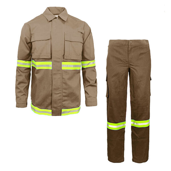 NFPA2112 CAT 2 Customize Anti Static Fire Resistant Work Wear Welding Clothing Industrial Welder Work Welding Uniform