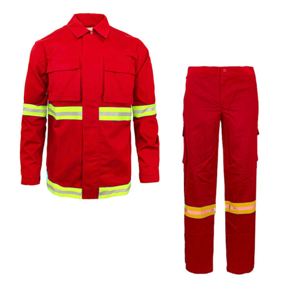 NFPA2112 CAT 2 Customize Anti Static Fire Resistant Work Wear Welding Clothing Industrial Welder Work Welding Uniform - Image 4