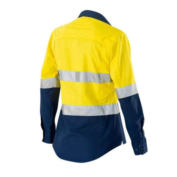 Industrial Safety Work Clothes UPF Protect Traffic Railway Breathable Mesh Custom High Visibility Shirts - Image 6