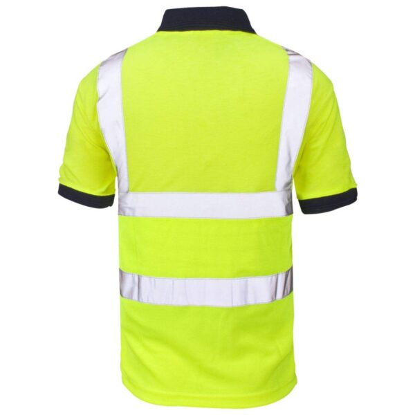 High Quality Custom Logo Private Label Workwear Hi Vis Reflective Traffic Polo Shirt - Image 3