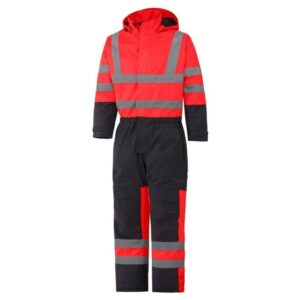 Factory Customize Insulation Coverall For Winter Workwear Hi Vis Muti Functional Freezer Storage Industrial Waterproof Winter Overalls