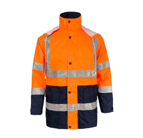 Hot Sale Cleaning Service Labour Workwear Custom Logo Hi Vis Reflective Long Sleeve Jacket