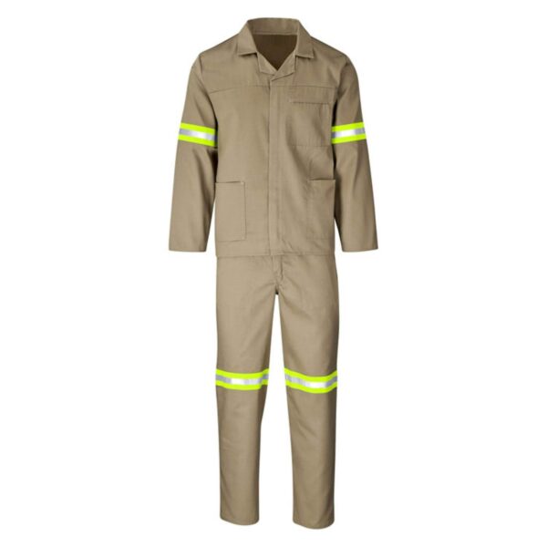 Factory Custom Oil And Gas Industrial  Workwear Orange Reflective Hi Vis  Boilersuit - Image 7