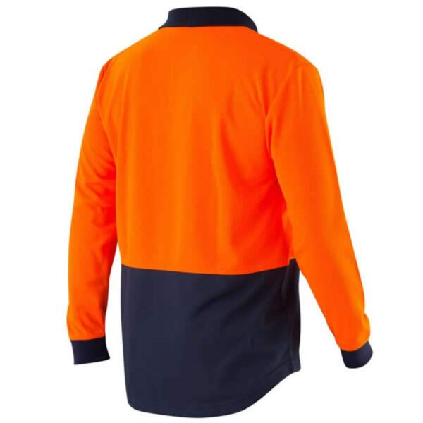 Hot Sale Long Sleeve Fluorescence Multi-Color Clothes Quick-Dry Safety Work High Visibility Long Sleeve Polo Shirts - Image 4