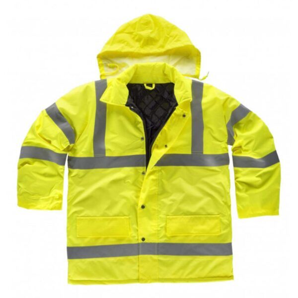 Factory Supply Hot Sale Winter Construction Anti-static Safety Workwear ANSI Class 3 Railway Mining Jacket - Image 5
