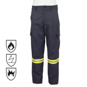 High Quality Antistatic Reflective Fire Rated Trouser For Oil And Pants Industry FR Cargo Work Pants