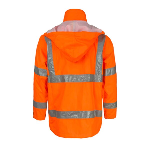 Hot Sale Hi Vis Mesh Lining Coal Oil Traffic Construction Waterproof Windproof Reflective Anti-Static Safety Jacket - Image 2