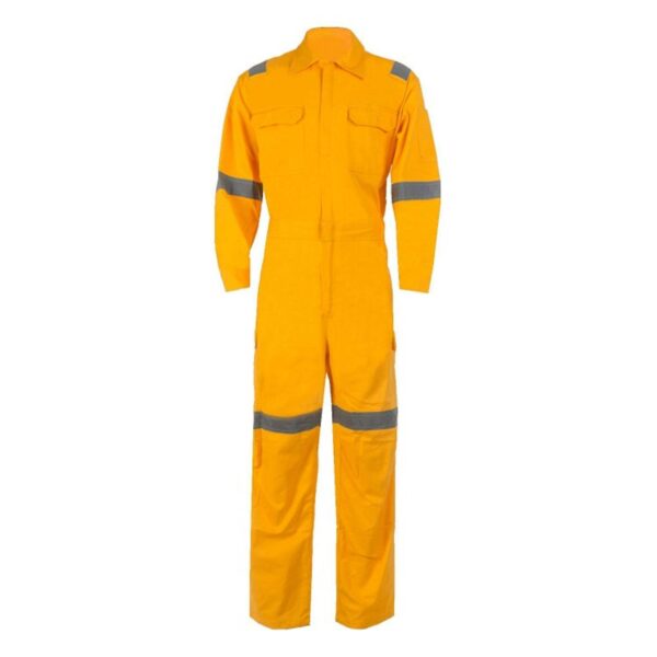 Factory Customize Hi Vis Reflective Durable Workwear Industrial Polyester/Cotton Orange Men's Boiler Suits - Image 6