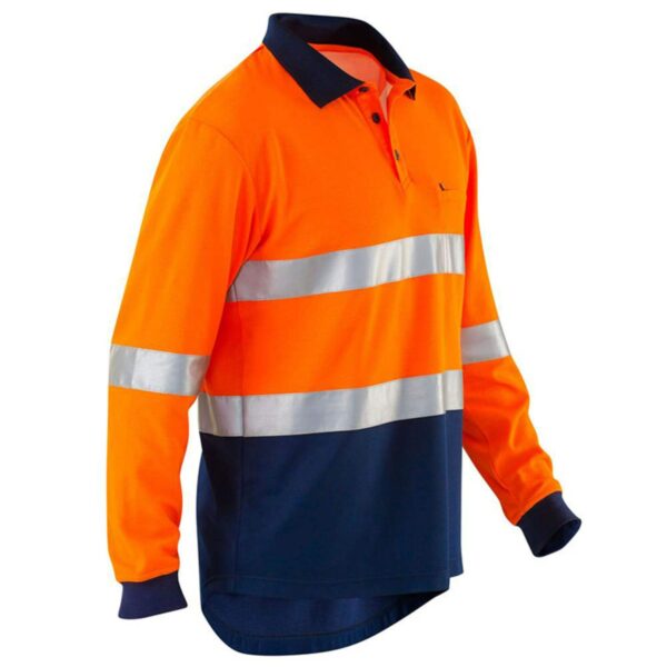 EN471 AS/NZS 1906 Hot Sale Railway Long Sleeve Multi-Color Safety Clothes Quick-Dry Traffic Worker Polo Shirt - Image 3