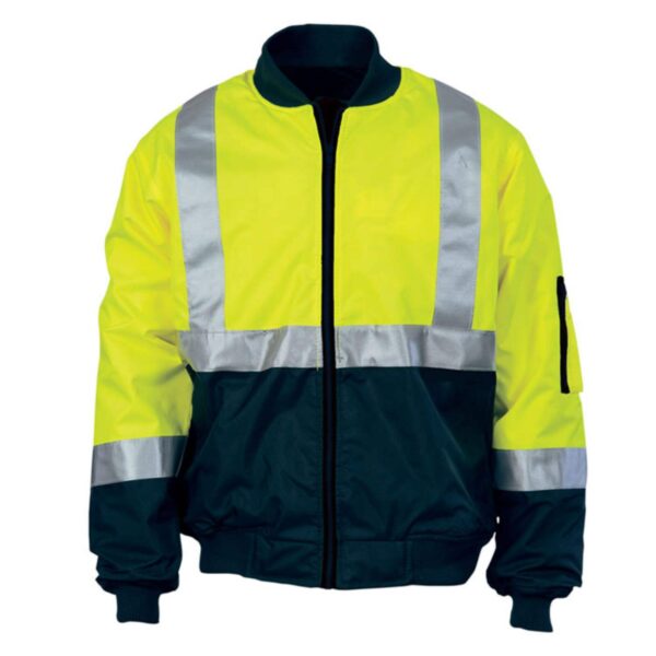 Industrial Hi Vis Reflective Waterproof Windproof Anti-static Workwear Polyester/Cotton Engineer Traffic Railway Jacket - Image 2