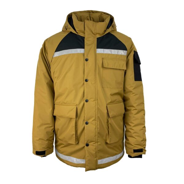 Factory Custom Waterproof Warm Jacket For Cold Storage Warehouse Windproof Polyester Workwear - Image 4
