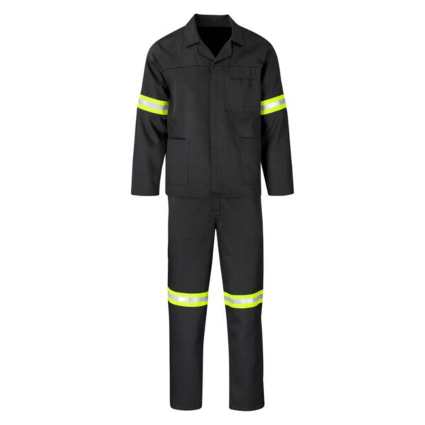 Factory Custom Oil And Gas Industrial  Workwear Orange Reflective Hi Vis  Boilersuit - Image 8