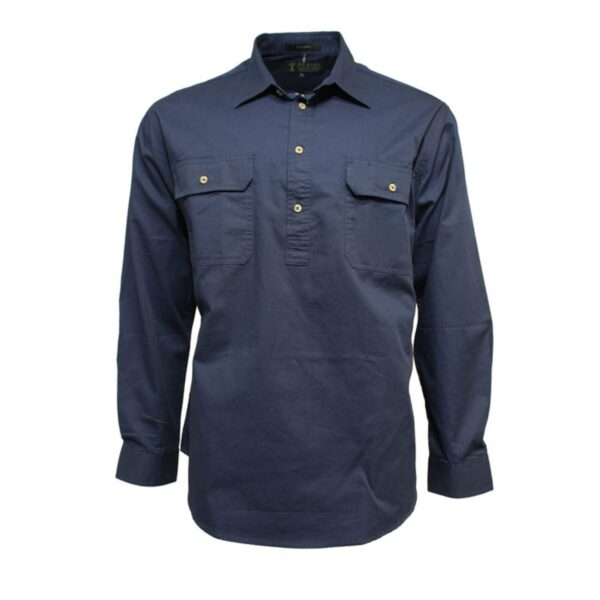 Factory Custom Fashion Design Cotton/Polyester  Industrial Construction Work Wear Outdoor Shirt For Men - Image 3