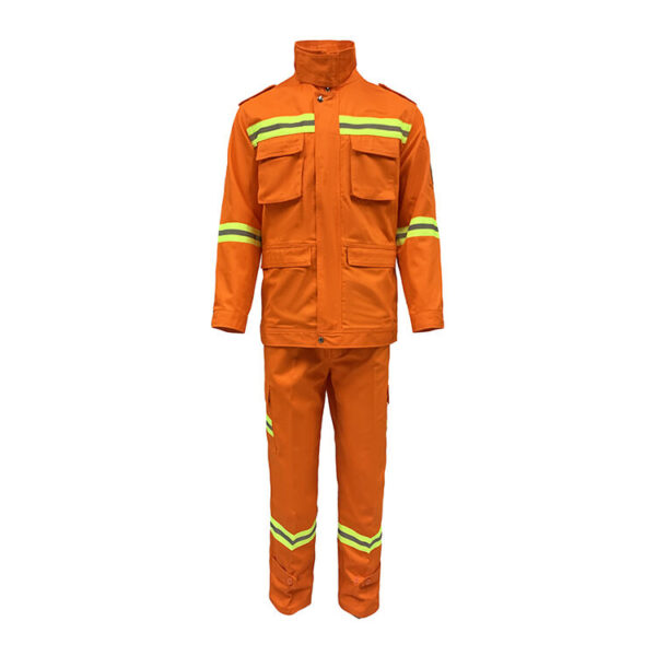 Forest Fire Prevention Industrial Workwear Suit Premium Workwear Flame Resistant Hi Vis Reflective Safety Rescue FR Jacket And Pants - Image 6