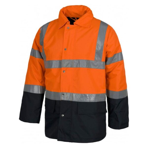 Factory Supply Logo Custom Construction Clothes Windbreaker Hi Vis Reflective Jackets - Image 2