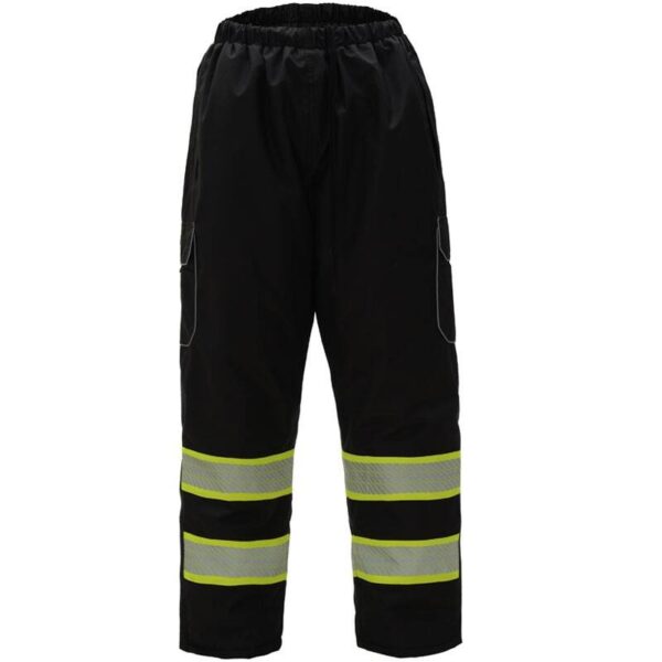 Factory Customize Elastic Waist Safety Work Pants Waterproof Hi Vis Reflective 300D Oxford Working Uniforms Trousers - Image 4