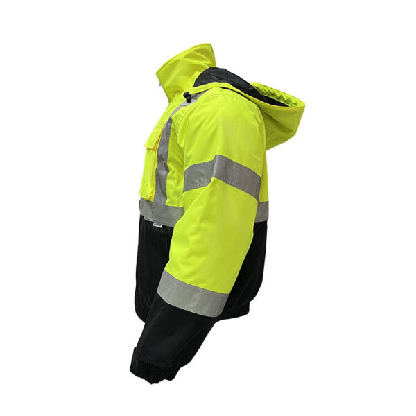 Factory Supply Industrial Reflective Safety Thermal Coal Traffic Mining Airport Construction High Visibility Bomber Jackets - Image 4