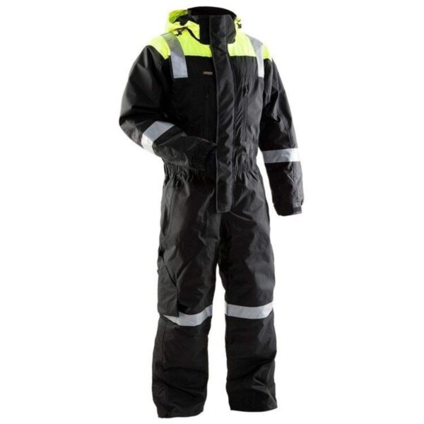High Quality Custom Logo Hi Vis Reflective Coldproof Windproof Coverall Multi Functions  Winter Overall - Image 3