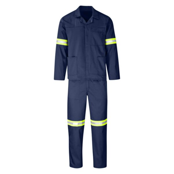 Factory Custom Oil And Gas Industrial  Workwear Orange Reflective Hi Vis  Boilersuit - Image 4