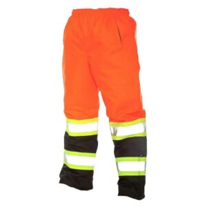 Custom Multifunction Pockets Work Pants Unisex Reflective Tape  Coldproof Waterproof Hi Vis Trousers