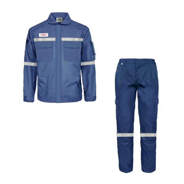 Industrial Hi Vis Reflective FR Work Clothes Oil And Gas Mining Steel Factory 8 Cal Arc Flash Suit - Image 4