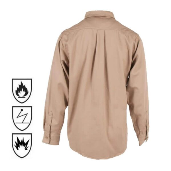 Industry Safety Wear Nomex Custom Breathable Comfort Durable Work FR Welding Shirts - Image 4