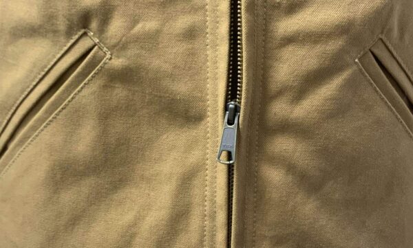 Factory Supply Custom Logo Lined Canvas Workwear Mechanic Windproof Action Back Blanket Work Jacket - Image 6