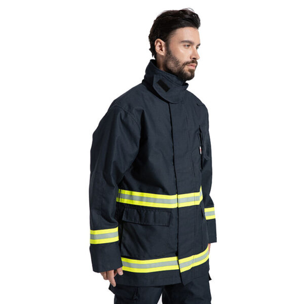 Hot Sale Low Price High Quality Firefighter Uniforms Mechanic Full Aramid Fire Fighting Suit - Image 5