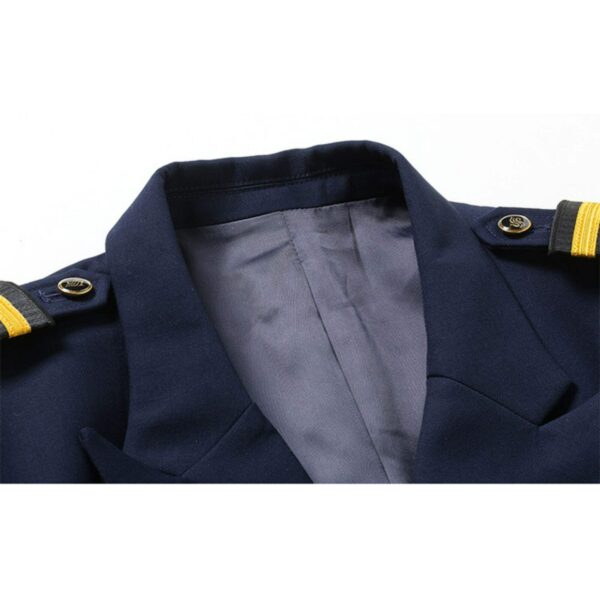 Pilot Clothes Three-Piece Aviation Attendant Formal Pilot Uniform - Image 4