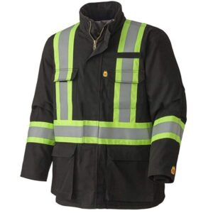 Manufacture Factory Fire Proof Reflective Safety Work Clothes Electrical Arc Flash CAT II Welding Cotton Hi Vis Fire Retardant Jacket
