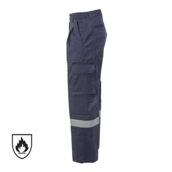 NFPA 2112 High Quality Custom FR Trouser Hi Vis Reflective Cotton Flame Resistant Work Pants - Image 3