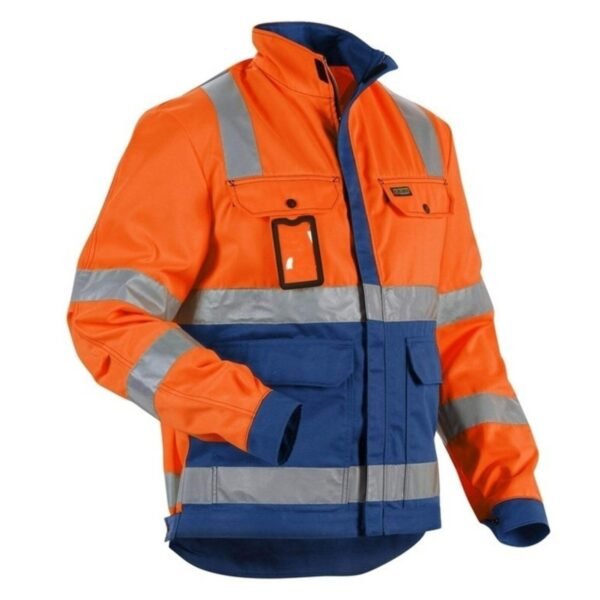 High Quantity Warm Work Wear Detachable Jacket Reflective Oil-Proof Waterproof Traffic Railway Hi Vis Winter Coat - Image 3