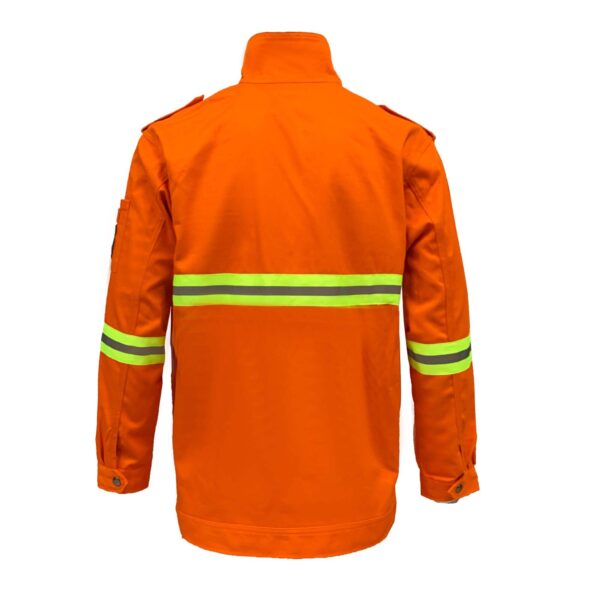 Forest Fire Prevention Industrial Workwear Suit Premium Workwear Flame Resistant Hi Vis Reflective Safety Rescue FR Jacket And Pants - Image 3