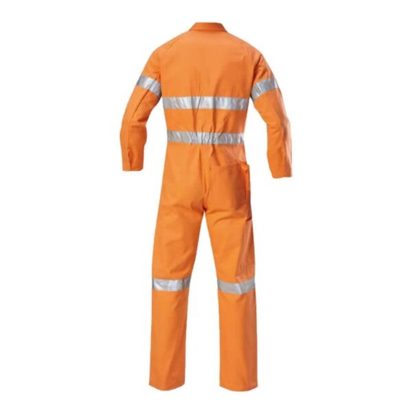 Mining Work Jumpsuit Safety Reflective Breathable Cotton High Visibility Coveralls - Image 3