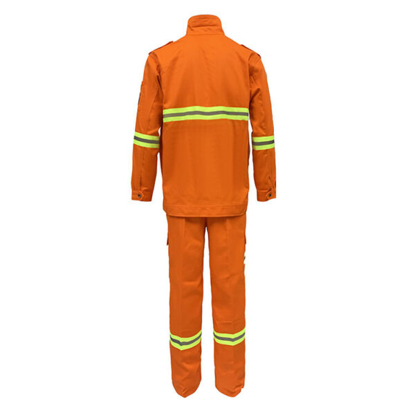 Forest Fire Prevention Industrial Workwear Suit Premium Workwear Flame Resistant Hi Vis Reflective Safety Rescue FR Jacket And Pants - Image 7