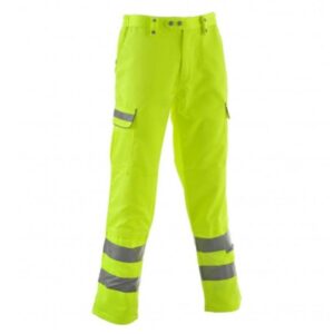 Industrial Premium Unisex Waterproof Hi Vis Reflective Traffic Road Pants Custom Safety Trousers