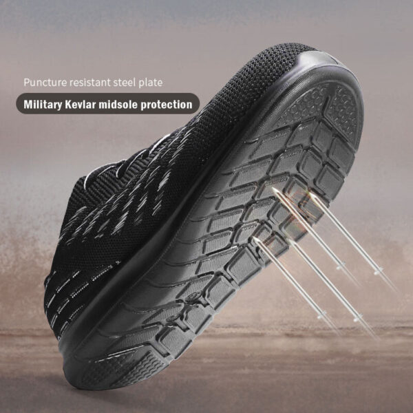 Anti Slip Anti Smash Anti Puncture Outdoor Labor Construction Safety Shoes Protection Work Insulated 6KV Shoes - Image 3