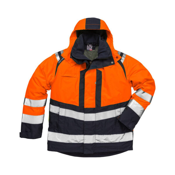Thickened Custom Logo Cotton/Polyester Workwear Traffic Railway Road Construction Work Safety Jacket - Image 3