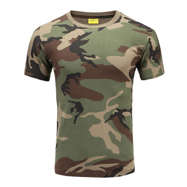Print Shirt Customize Multi-Color Light Multicam T-Shirt Woodland Camo Security Military Camouflage T Shirt - Image 2