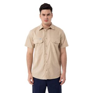 OEM Summer Custom Design Plus Size Men’s Shirts Button Closure Short Sleeve Shirt Work Shirt For Men
