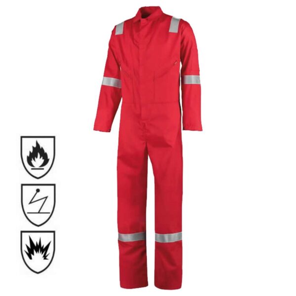 Industrial Nomex Jumpsuit Hi Vis Reflective Breathable Aramid FRC Welding Fire Resistant Coveralls - Image 5