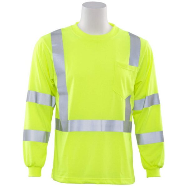 Safety Work Reflective High Visibility Sleeve Shirt Security Unisex Premium Clothes - Image 4