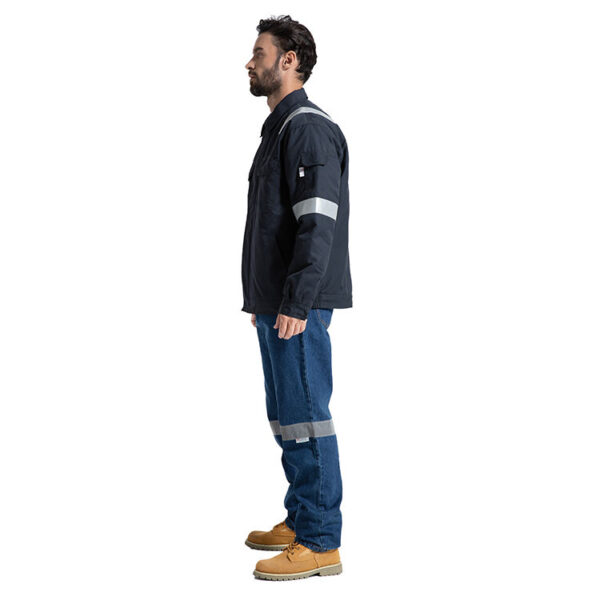 Workwear Customized Hi Vis Winter Oil&Gas Insulate Safety Aramid IIIA Fire Resistant Jacket for Men - Image 6