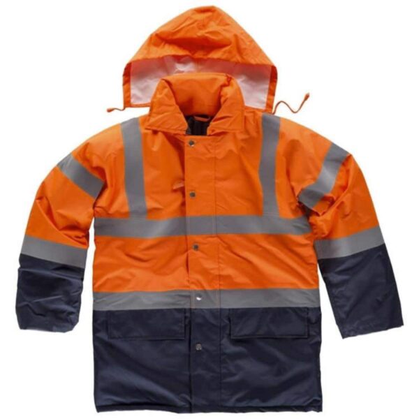 Factory Supply Hot Sale Winter Construction Anti-static Safety Workwear ANSI Class 3 Railway Mining Jacket - Image 3